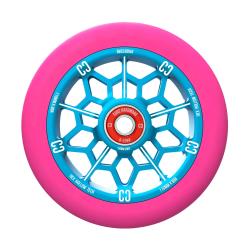 CORE Hex Hollow Stunt Scooter Wheel 110mm – Pink/Blue - Pair