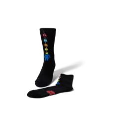 Girl Pac-Man Game Over Socks Black