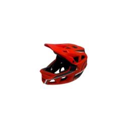 Kids MTB Helmet Full Face - Red