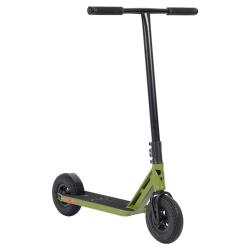 Triad Shape Shifter Dirt Scooter - Matte Green/Black - SMALL