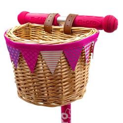 Micro ECO Wicker Basket: Pink