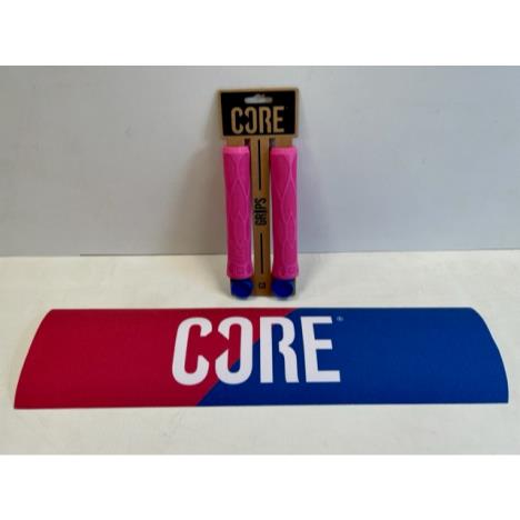 Core Grips and Griptape Bundle - Pink / Blue  £16.00