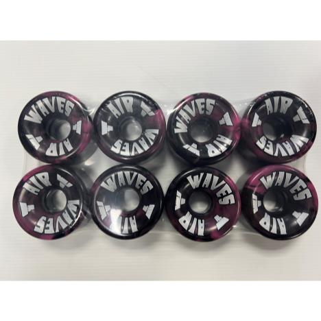 Air Waves Quad Roller Skate Wheels - Pink/Black Swirl - Pack of 8  £53.95