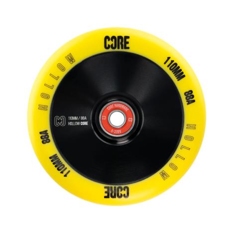 CORE Hollow Stunt Scooter Wheel V2 110mm - Yellow/Black - Pair  £59.90