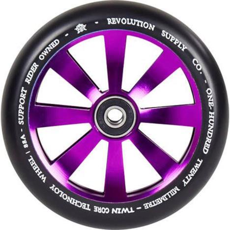 Revolution Supply Co Twin Core Wheels 120mm SOLD IN PAIRS Purple £50.00