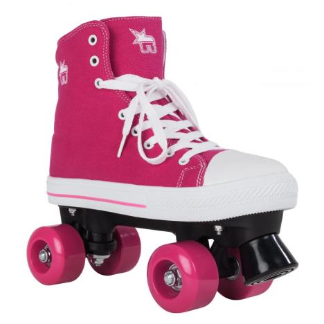 Rookie Rollerskates Canvas High	Pink  £34.99