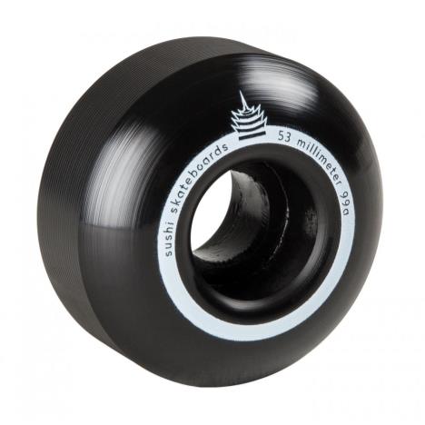 Sushi Skateboard Wheels Pagoda Team V2 - Black - 4 Pack  £14.99