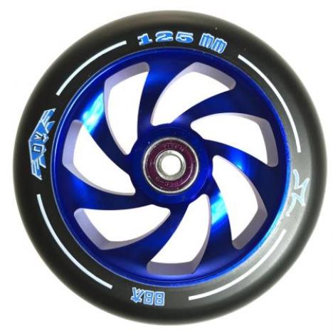 AO Spiral 125mm Scooter Wheel Blue SOLD IN PAIRS £50.00