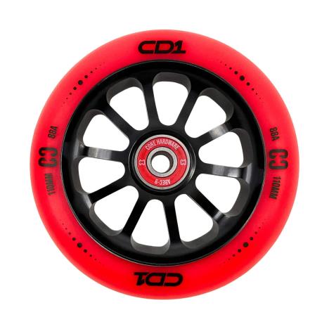 CORE CD1 Spoked Stunt Scooter Wheels 110mm - Red/Black  £49.99