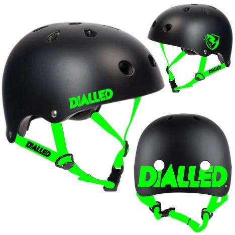 Dialled Helmet - Black/Green Black/Green £19.99