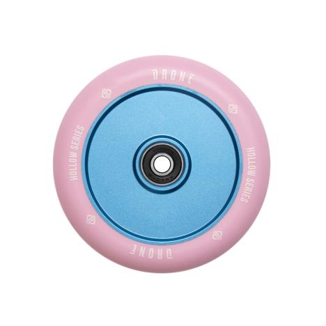 Drone Hollow Series 110mm Scooter Wheels - Pastel Blue Core / Pink PU - Pair PASTEL BLUE / PINK  £55.98