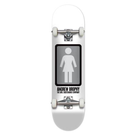 Girl Complete Skateboard OG Black White Andrew Brophy 8.25"  £99.99