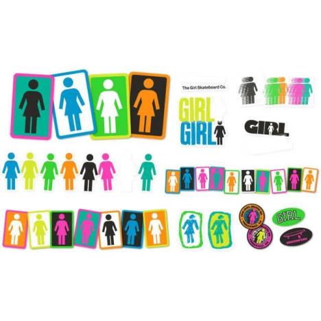 Girl Stickers Neon Pack Assorted 44 pack  £34.99