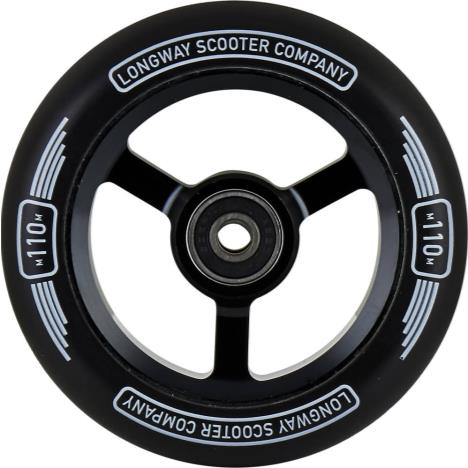 Longway Metro 110mm Pro Scooter Wheels - Black Black £34.99