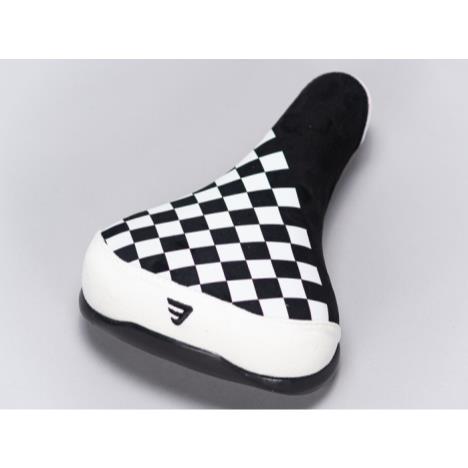 Mafiabikes Half Check Wheelie Seat - White/Black  £28.00