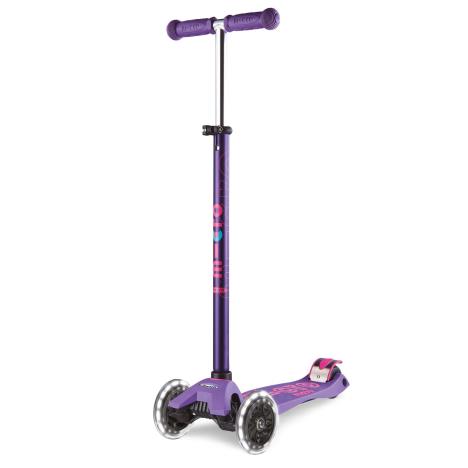 Maxi Micro DELUXE LED Scooter: Purple Purple £124.95
