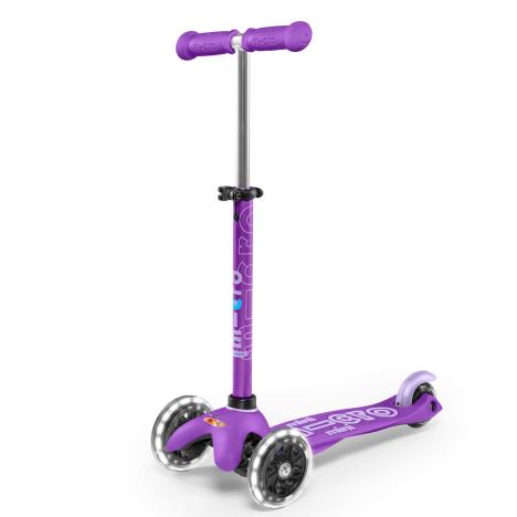 Mini Micro DELUXE LED Scooter: Purple Purple £77.95