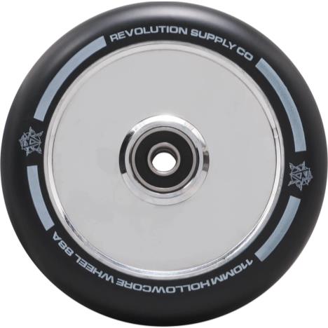 Revolution Supply Co Hollowcore Wheels 110mm - Black on Chrome  £44.00