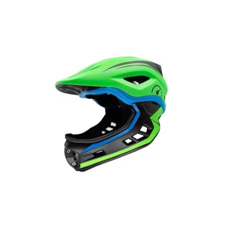 Revvi Super Lightweight Kids Full Face Helmet - Green Green £49.99