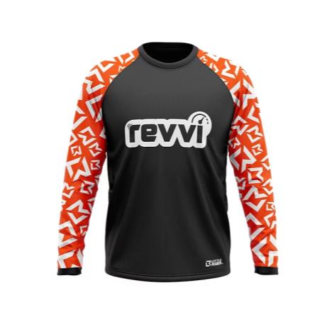 Revvi Kids Riding Jersey - Orange Orange £27.99