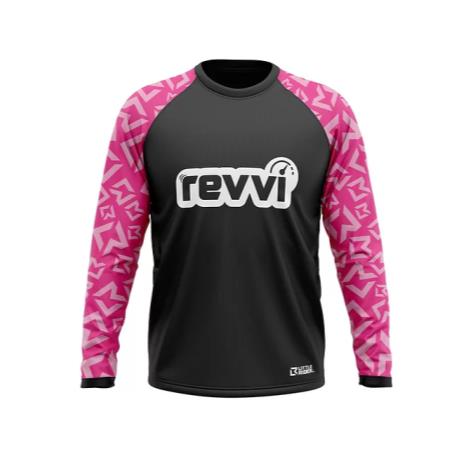 Revvi Kids Riding Jersey - Pink Pink £27.99