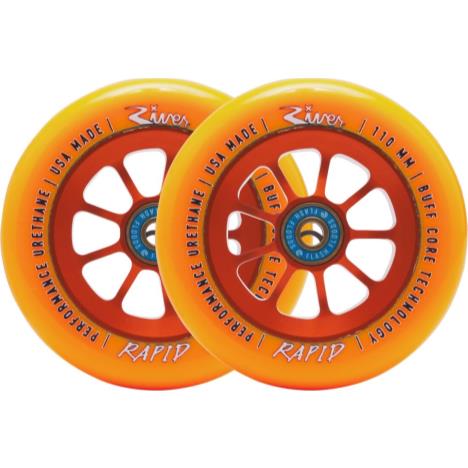 River Naturals Rapid Pro Scooter Wheels - Sunset - Pair  £84.95