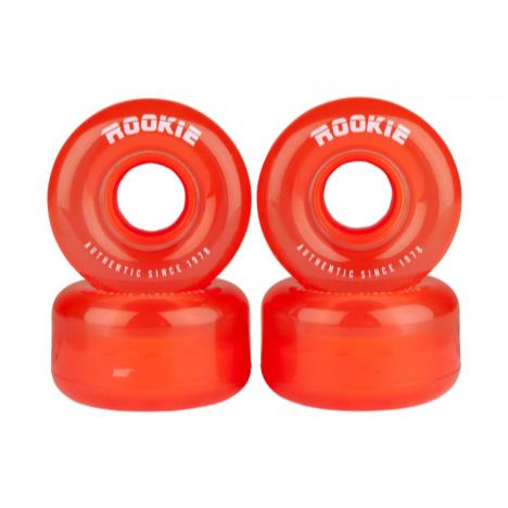 Rookie Quad Wheels Disco - Clear Red (4 Pack) Red £9.99