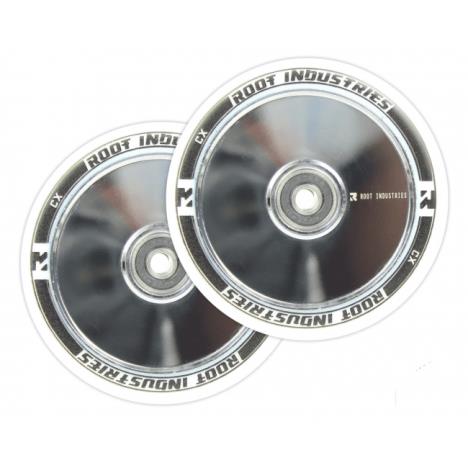 Root Industries Air Stunt Scooter Wheels 110mm - White / Mirror - Pair  £64.95