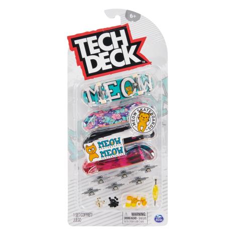 Tech Deck Ultra DLX 4 Pack - Meow Skateboards  £14.99